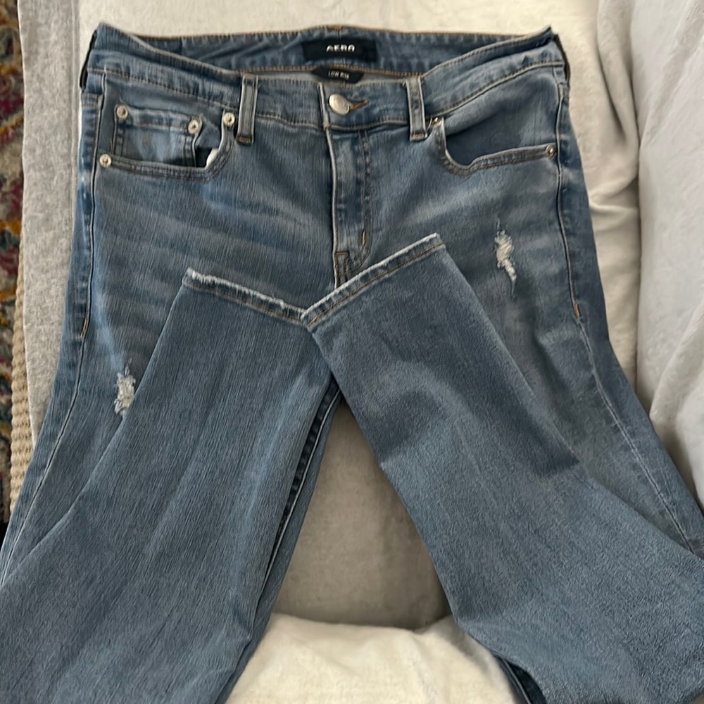 Aero low rise skinny jeans